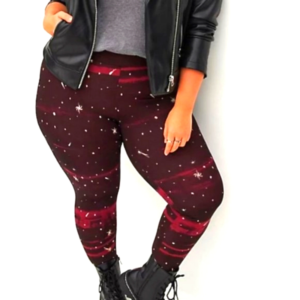 ❤️NWT TORRID FULL LENGTH LEGGING LAYERED PEBBLES CELESTIAL PRINT SIZE 2X